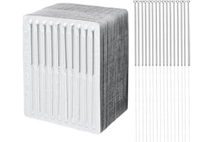 GYOTUU 100pcs Disposable Acupuncture Pins, lndividual Tube Beauty Massage Needles for Muscle Relaxation and Pain Relief Health Care (40mm)