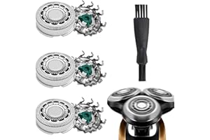 XERTEAM 3 testine di ricambio SH90/72 compatibili con Philips, testine di ricambio per rasoio serie 9000 con spazzola per la pulizia, accessori per rasoio Wet Dry serie 8000 (S8xxx)/SW97xx