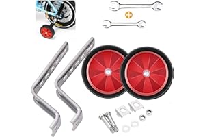 Shengruili Ruedas De Entrenamiento De Bicicleta,Ruedas Estabilizadoras,Ruedas de Apoyo para Niños,Ruedas Niño Bicicleta,Ruedas de Entrenamiento Bicicleta Infantil,Estabilizador de Bicicleta (B6)