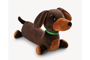 Perro salchicha de peluche de 27 cm, marrón, suave muñeco de peluche NICI, adorable animal para abrazarlo y jugar, gran idea de regalo para niños y personas adultas - 61897