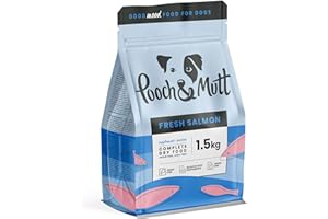 Pooch & Mutt - Świeży łosoś, sucha karma dla psów (bez zbóż), 1,5 kg