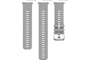 Polar Bracelet Interchangeable Vantage V2 Montre de Course à Pied GPS Adulte Unisexe, Gris-Vert Citron, S-L