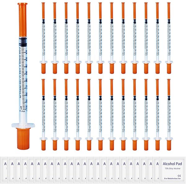 25 Pack 1ml Dispensing Measuring Tools 30G*13mm Multi-Purpose Individually Sealed Packaging - Ideal Laboratory & Pet Feeding Accessories