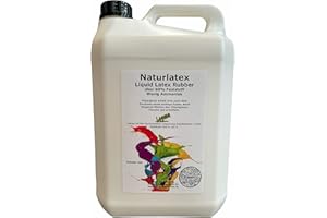 BICK Laguna - Latex liquide naturel - Bidon de 5 litres - Pour maquilleur de masque - Loisirs créatifs