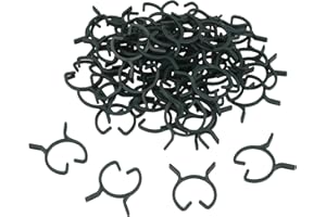KINGLAKE 100 Clips para Plantas de jardín, Clips de fijación para Soporte de Plantas (L)