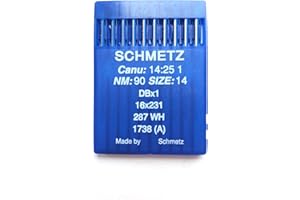 Schmetz Industrial Sewing Machine Needles: 16x231 CANU 14:25 1 (Packet of 10) (14/90)