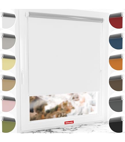 Verdunklungsrollo Thermo Rollo – B145 X H180 Cm, Grau, Lichtundurchlässig Mit Kettenzug, Zum Bohren