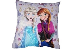 Theonoi Federa per cuscino decorativo per bambini, 40 x 40 cm, senza imbottitura, in cotone (Frozen 02 A1)