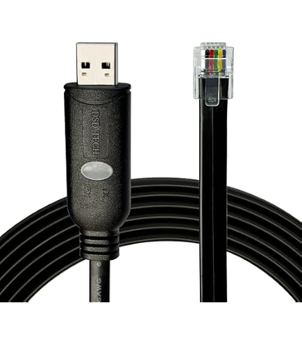 Cavo da USB a RJ11 per Skywatcher EQ6, EQ5, HEQ5, EQMOD, PC ASCOM, per collegare il controller manuale Synscan (180 cm, da USB a RJ11 6p4c