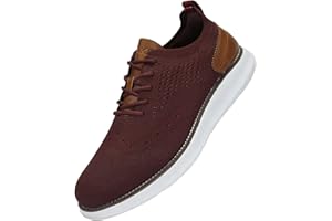 SVNKE Scarpe Oxford Uomo in Pelle Classiche Stringate Derby Basse Oxford Vintage Elegante Leggere