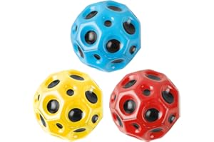 Dmkohi 3 Stück Space Ball Moonball, Astro Jump Ball, Super Hohe Springender Gummiball 7cm Bounce Ball, Mini Bouncing Ball Toy, Bouncy Balls for Kids Party Gift, Geeignet für Outdoor-aktivitäten