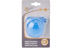 DIAGO Schnullerbox Schnulleraufbewahrung, blau