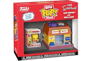 Funko The Simpsons Bart Simpson and Kwik-E-Mart (Bitty Pop! Town) Vinyl Figurine Non Specificato Pop! standard