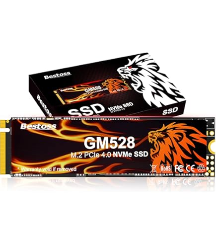 BIWIN M350 2TB SSD, PCIe 4.0 NVMe M.2 SSD, Up to 6,000MB/s