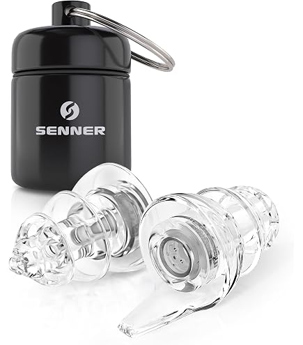 Senner WorkPro Tappi Per Le Orecchie Protezione Udito – Con Filtro Acustico, Materiale Ipoallergenico, Custodia In Alluminio – Per Lavoro, Musica, Sonno - 4