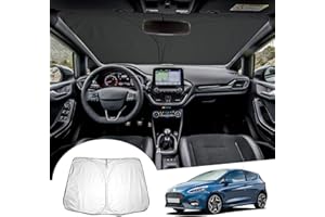 GAFAT Compatible avec Ford Fiesta St MK8 2017-2024 Pare-Soleil intérieur, Fiesta MK8 Pare-Brise, Parasol Protection Solaire, Refroidissement, Protection UV, Fiesta MK8 Accessoires