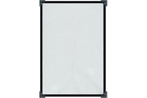 Dualoai Schermo dell'acquario Coperchio Superiore Coperchio Superiore Anti Salto Parte Superiore in Rete per Acquario Kit Fai da Te Accessorio per Protezione, 100x50 cm