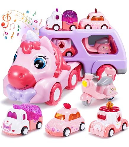 Lansay Mon Bébé Cabrioles Licorne Mauve – Poupon Interactif Qui Fait Des Galipettes Sans Piles – Peluche Douce Pour Enfants Dès 2 Ans – Idée Cadeau Anniversaire