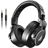 MAONO DJ Headphones, Studio Headphones with Detachable Cables 6.35 &amp; 3.5 mm, Closed Design, 50 mm Drivers, for DJ, Podcast, P
