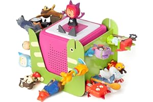‎XOZOYO Xozoyo Tonie-Katzenregal | Vollständig magnetisches Toniebox-Regal, bietet Platz für 25–35 Figuren + Boxen | Toniebox Wandregal Aufbewahrungsregal für Kinderzimmer (Süße kleine Schlange)
