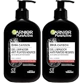 Garnier Skin Active, Pure Active Blackhead Cleansing Gel with Charcoal and Salicylic Acid Intensely Purifies Pores and Reduce