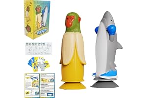 Flip Utmaningsspel, 70 Kort, Bananapor, Hajvippor, Rolig Gåva, Fester och Utomhus Familj Roligt, Tumbling och Stående Spel, F