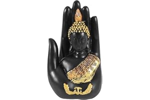 Bzocio Thai Buddha nel il Statua Statuetta, Zen Buddha Scultura-Arredamento Interno / Esterno per Giardino, Patio, Portico Cortile Art Decor