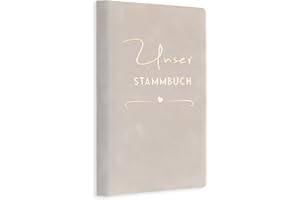 ONLINE-STAMMBUCH Stammbuch Rina Grau Gold Familienstammbuch Standesamt Hochzeit