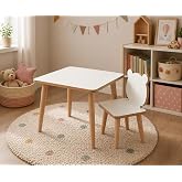 ROZİTOYS Montessori &Ccedil;ocuk Aktivite Masası &Ccedil;alışma Masası, Ahşap Oyun Boyama Etkinlik Alanı, Unisex &Ccedil;ocuk Odası İ&ccedil;in (masa san