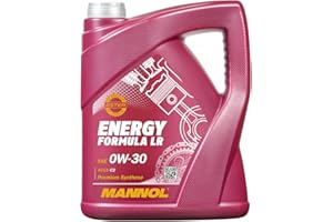 Mannol 5 Litre Energy Formula LR 0W-30 Engine Oil 7922 ACEA C2 Fully Synthetic Ester Technology