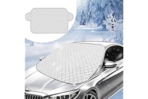 FFTANXS Copertura Parabrezza Antigelo, Telo Antigelo per Auto,Telo Parabrezza Auto Antigelo,Telo Copriauto Antineve Anti-UV Antipolvere,Telo Auto Invernale per la Maggior Parte delle Auto/ 144* 95 cm