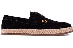 Silver Street London Men's Northolt Suede Leather Lace up Boat Shoe