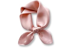 PoeticEHome Seidenschal in Uni-Farbe aus 100% Maulbeerseide - 68x68 cm Halstuch für Damen | Quadratisches Einfarbig Seidentuch | Mit Geschenkbox