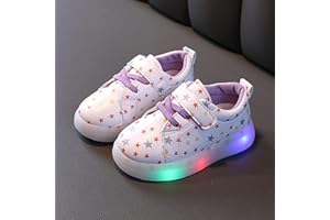 Zilosconcy Zapatos Deportivos LED para Niños Luminosos de Luz Barato Deporte Chicas Unisex Ligero Parpadeo Zapatillas con Luces Los Mejores Regalos Niñas Cumpleaños Navidad