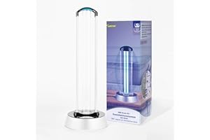 LEICKE Lámpara de desinfección UV | Esterilizador de lámpara UV | UV Esterilizador | Lámpara germicida con sensor de radar generador de ozono | Mata el 99,9% de las bacterias del virus del moho