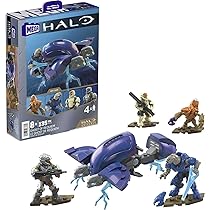 Mega Construx Halo Banished Ghost Rush Playset - Buildable Ghost Vehicle & Banished Brute Figure