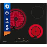Balay, Ceramic Hob, 60 cm, Zone 21/28 cm, Black, 3EB765LQ | Boil water in record time or give extra power to your dishes with