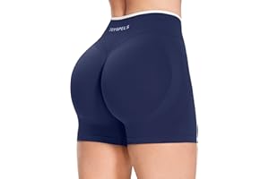 JOYSPELS Seamless Gym Shorts for Women High Waist Sculpting Scrunch Bums Booty Workout Yoga Cycling Womens Activewear Shorts