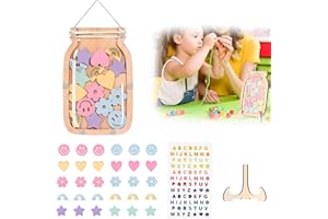 XSQD Punti Tabella delle Ricompense, Vaso Sorridente Dell'arcobaleno Ricompensa Bambini, Comportamento Barattolo Ricompense, Barattolo di Incentivo dei Genitori Dell'insegnante Bambini