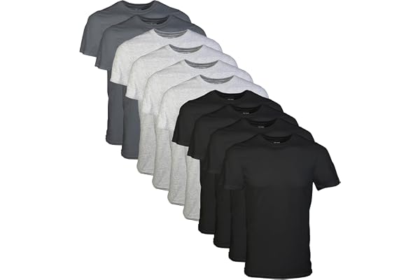 Gildan herr Crew T-shirts, Multipack, Style G1100 Kalsonger (10-pack)
