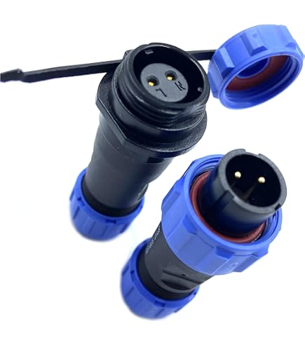 Connettore Aeronautico SP17 A 4 Pin – Flangiato IP68, 500V 5A, Crimpatura A Vite, Per Lampade E Uso Professionale