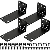 19 Inch Rack Mount Kit, Rack Mount Kit, Adjustable 14 to 30mm Rack Mount Ear on 19" Switch Compatible with Netgear TRENDnet C
