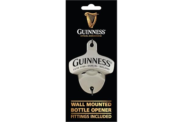 Guinness väggmonterad flasköppnare