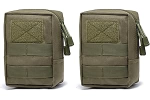 ‎TRIWONDER TRIWONDER Taktische Hüfttaschen, Molle Klein Tasche, Wasserdicht Gürteltasche Beutel für Camping Wandern Jagd