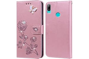 PKQTOP Funda para Huawei P Smart 2019/Honor 10 Lite Carcasa,Ranuras Tarjetas,Soporte Plegable,Silicona TPU,Case Protectora Funda para Huawei P Smart 2019(6.21")