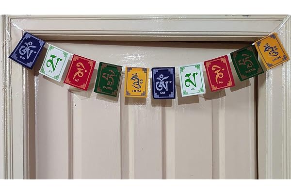 LSARI Aric Tibetan Buddhist Prayer Flags for Motorbike/Bike and Cycle (Medium)