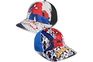 RTLIICM Spiderma Baseball Cap for Boy,Adjustable Kids Baseball Cap,Lightweight Breathable Summer Baseball Hat for Childrens,Pre Curved Baseball Cap for Outdoor Sports Summer