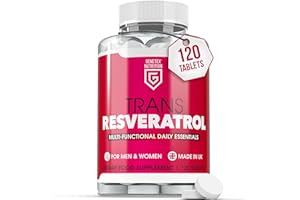 MOOVWELL Trans Resveratrol Supplement – 120 Tablets – Powerful Antioxidant, Multi-Functional Daily Essential for Men & Women – Supports Overall Well-Being – Made in The UK