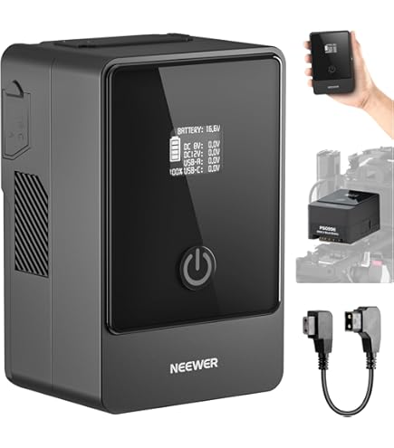 SMALLRIG VB99 Pro Battery V Mount, 6800mAh V Lock Battery