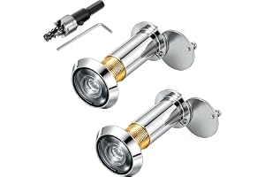 xolear 2 stycken dörrspion med insynsskydd Ø 16 mm 220° synfält